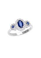 Ringe Bliss Dame in Weißgold Zaffiro 0.73 Ct 20069530 - 20069530